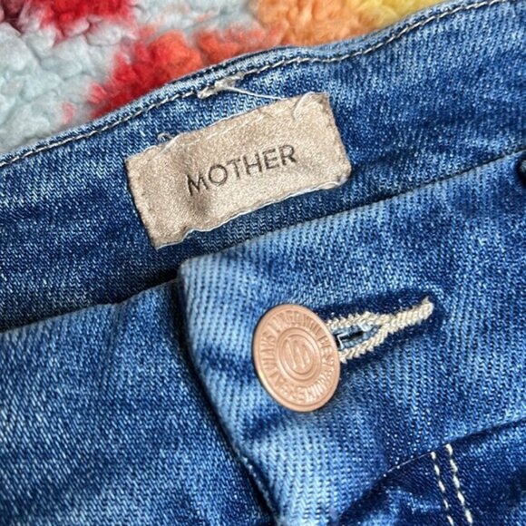 Mother the Roller fray wide leg jeans - Picture 7 of 14